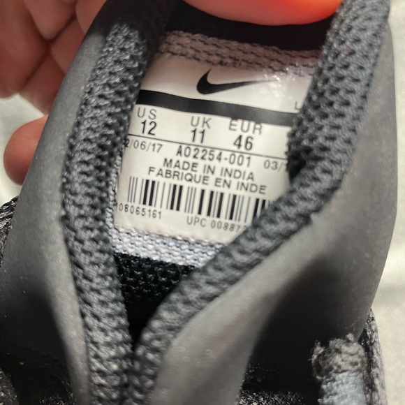 Nike Black Fly By Low NBK AO2254 Running Shoes Mens Size 12 - Picture 11 of 13